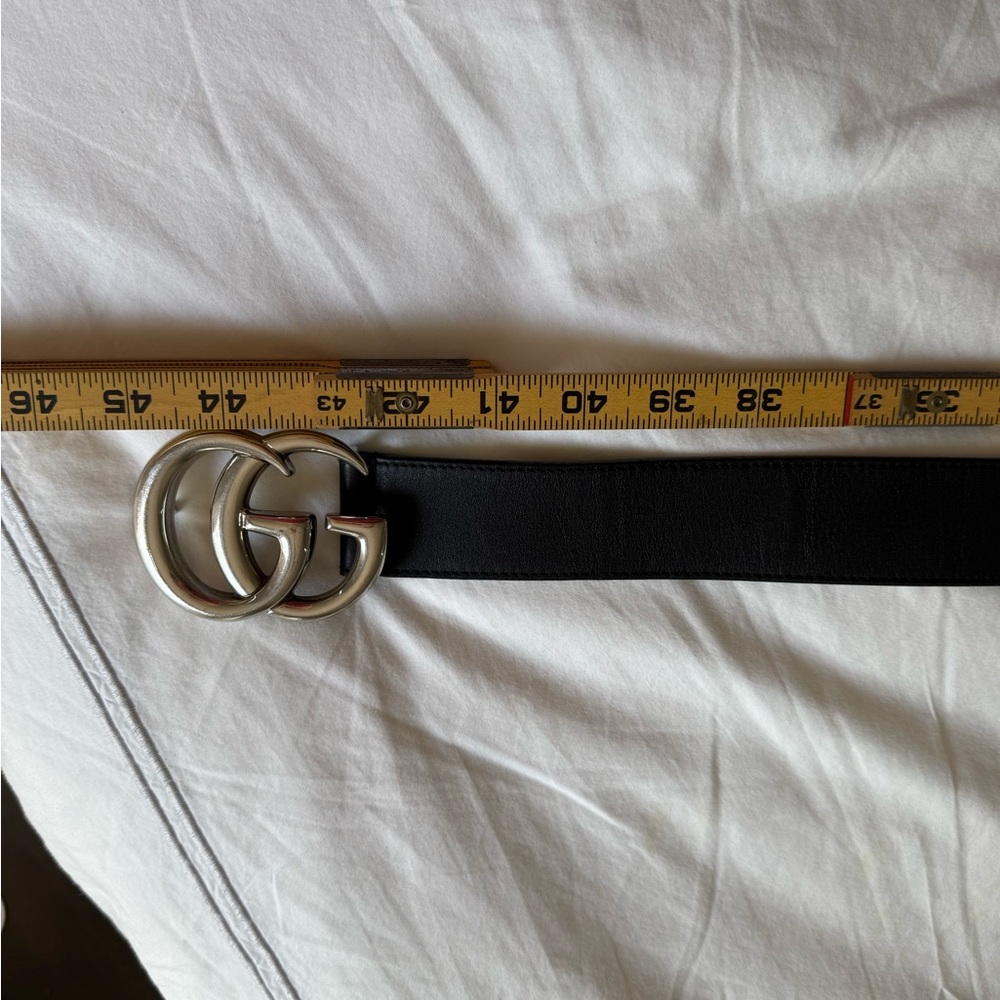 Gucci Marmont Belt in black and silver - Picture 5 of 10